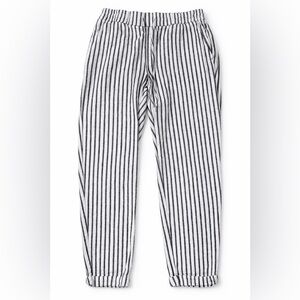 Black and White Striped Pants
